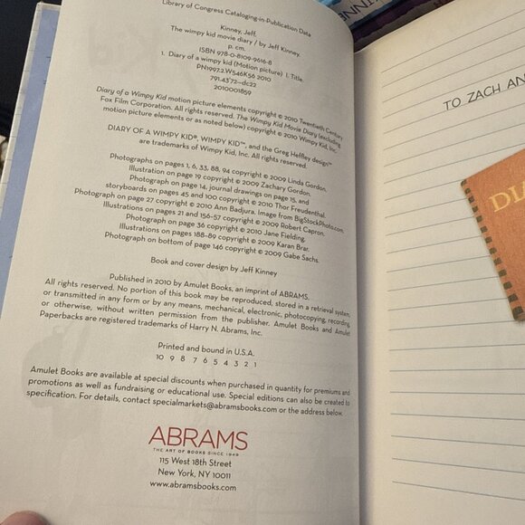 Diary of a Wimpy Kid Book Lot Of 5 by Jeff Kinney. Hardcover Various. Brand New! - Picture 6 of 8